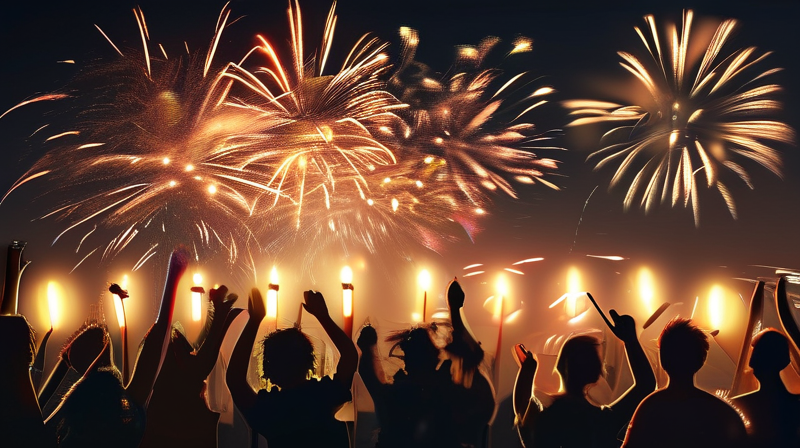 跨年活动，点燃新年的激情与希望，倒计时，点燃激情，迎接希望的跨年狂欢